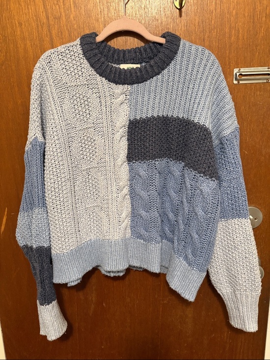 aerie Sweaters - Aerie Patchwork Knit Sweater